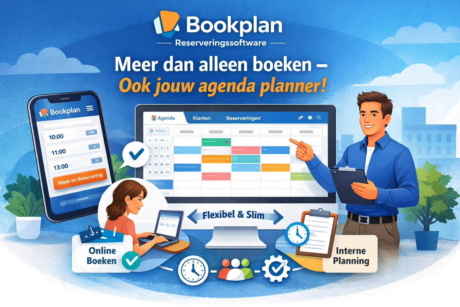 Bookplan reserveringssoftware: meer dan alleen boeken – ook jouw slimme agenda planner